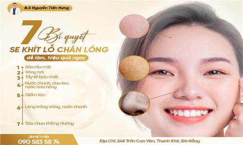 7 bí quyết se khít lỗ chân lông cực hiệu quả ngay tại nhà