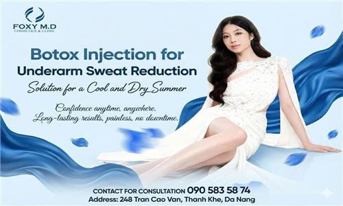 Botox Injections for Underarm Sweat Reduction in Da Nang: The Secret to Instant Dryness