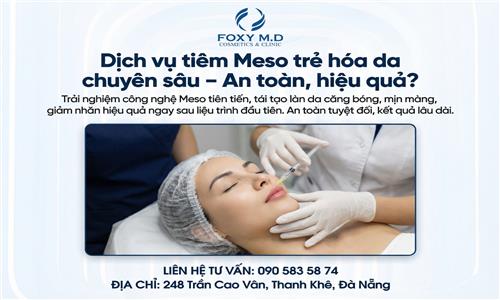Dịch vụ tiêm meso trẻ hóa da chuyên sâu - an toàn hiệu quả?
