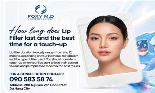 How long do lip fillers last and when do I need a touch-up?