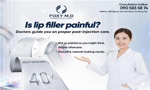 Is Lip Filler Painful? Doctor's Instructions on Post-Injection Care.