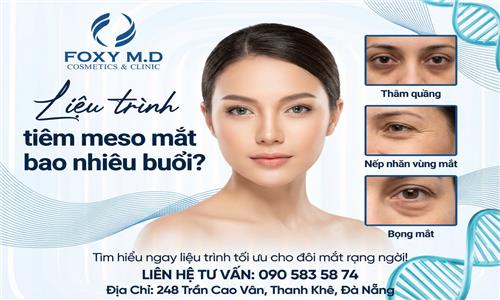 Liệu trình tiêm meso mắt bao nhiêu buổi ? Giải mã chi tiết từ chuyên gia