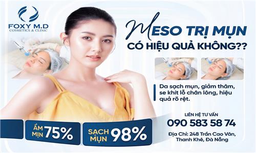 Meso trị mụn có hiệu quả ko  ? Bí mật làn da láng mịn từ gốc