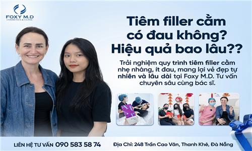 Tiêm filler cằm có đau không có hiệu quả không? Sự thật từ chuyên gia