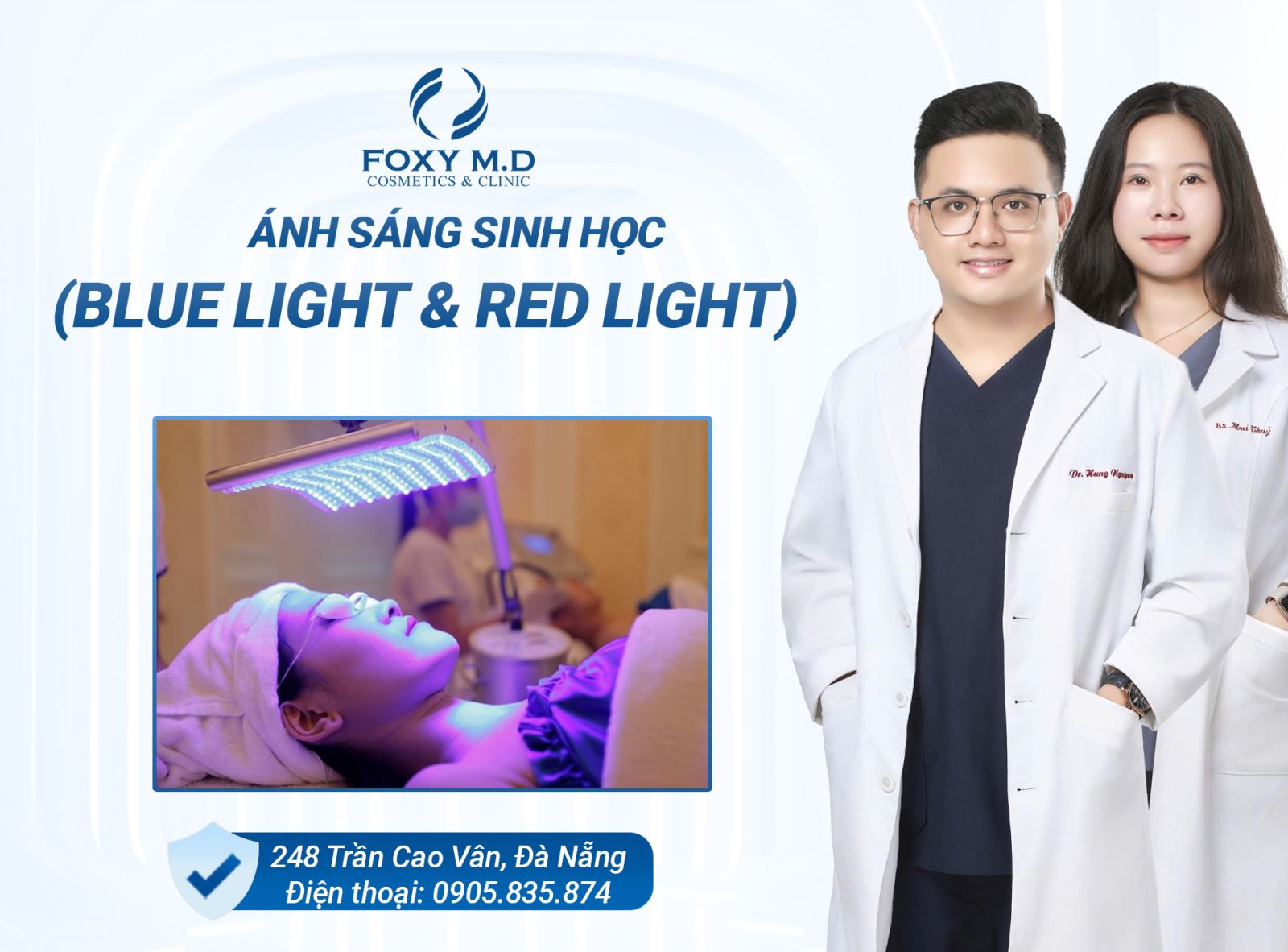 Liệu pháp ánh sáng sinh học là gì? Ứng dụng trong điều trị mụn