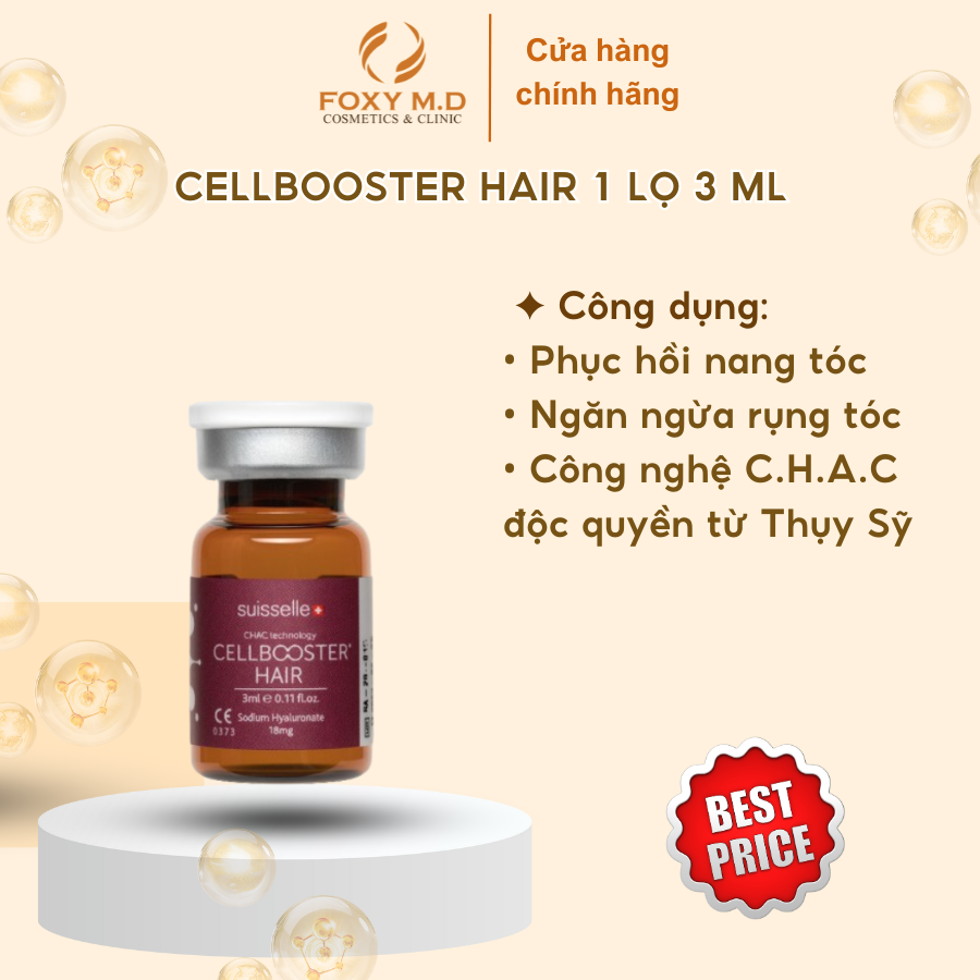 CELLBOOSTER HAIR 1 LỌ 3 ML