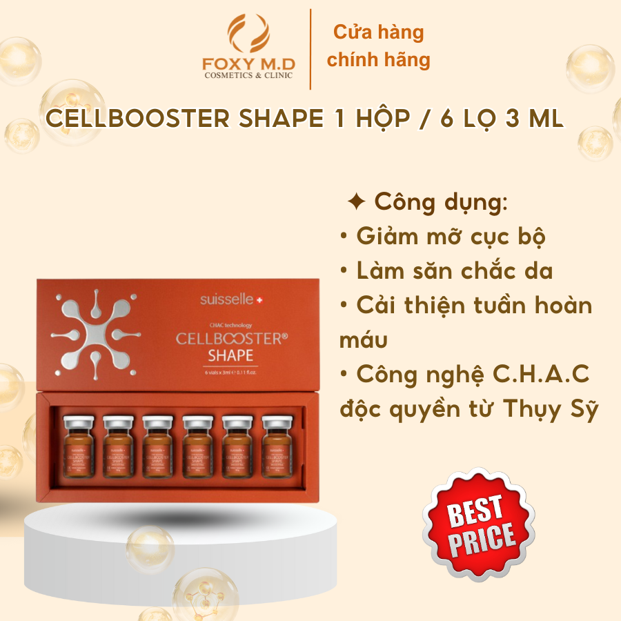 CELLBOOSTER SHAPE 1 HỘP 6 LỌ 3 ML