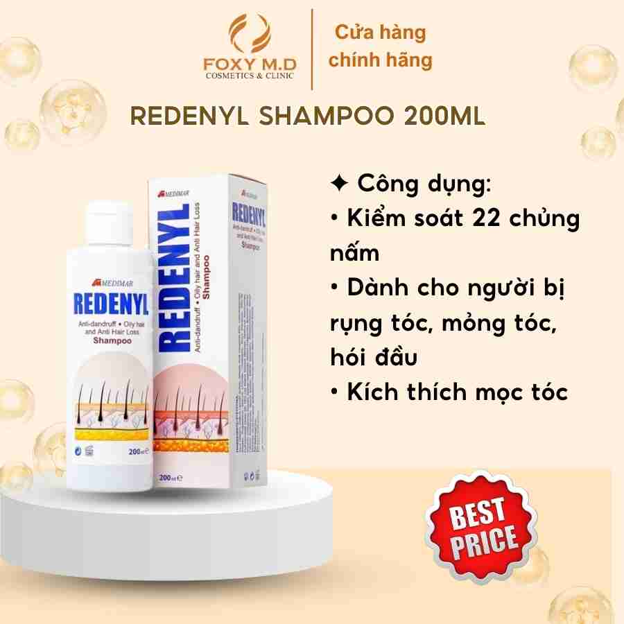 Dầu gội giảm gàu Redenyl 200 ML