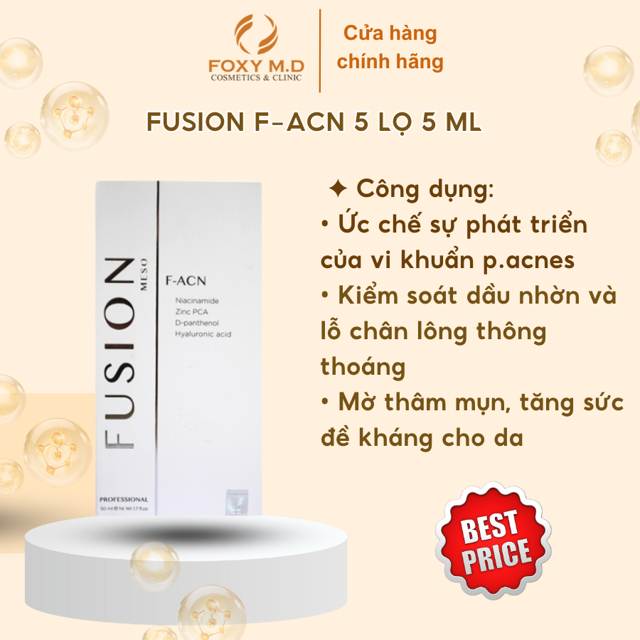 Meso Fusion ACN 1 Hộp 5 Lọ 5 ML