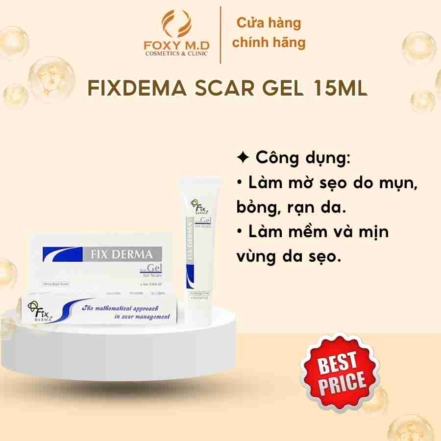 Kem Mờ Sẹo Fixderma Scar Gel 15 Ml 
