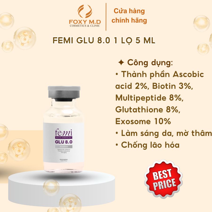 Meso Femi Glu 8.0 1 Lọ 5 ML