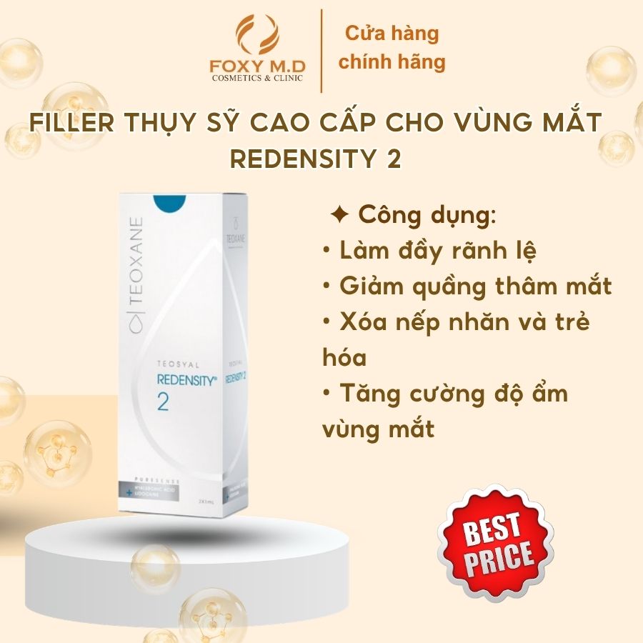 Filler Thụy Sỹ Cao Cấp Cho Vùng Mắt Redensity II