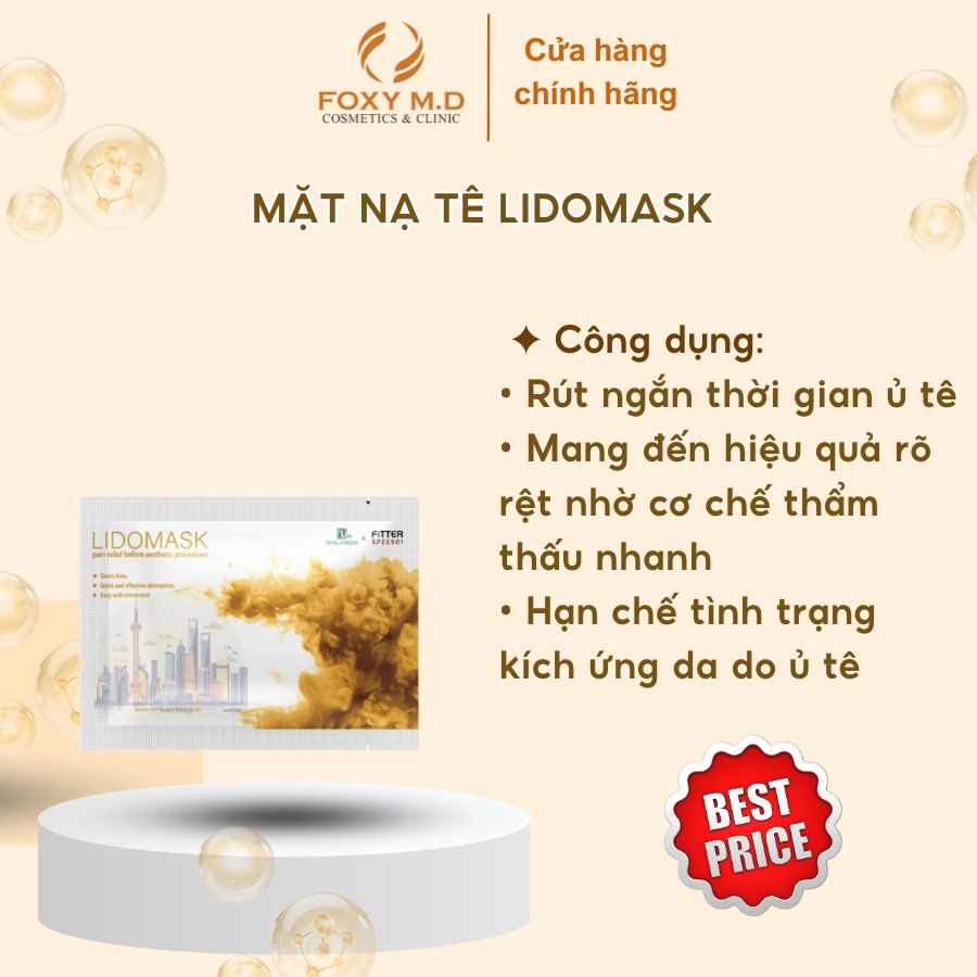 Mặt nạ tê Lidomask 1 Miếng