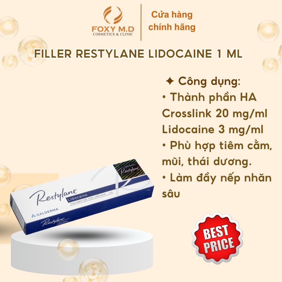 Filler Restylane Lidocaine 1 CC