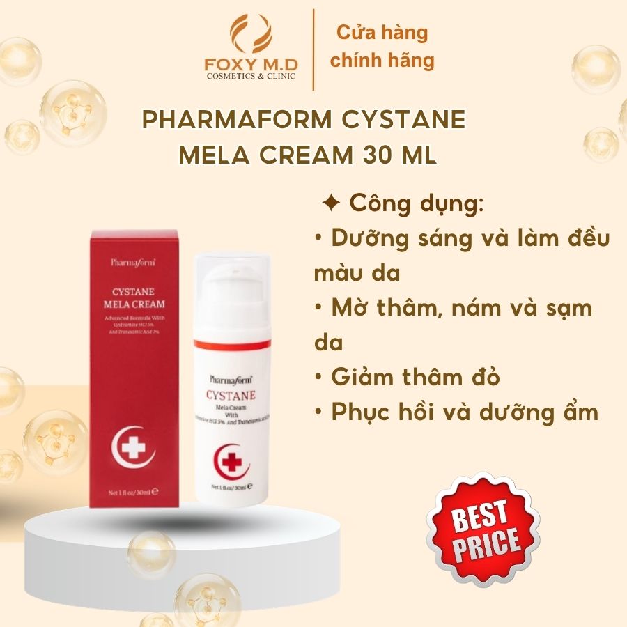 Pharmaform Cystane Mela Cream 30ml