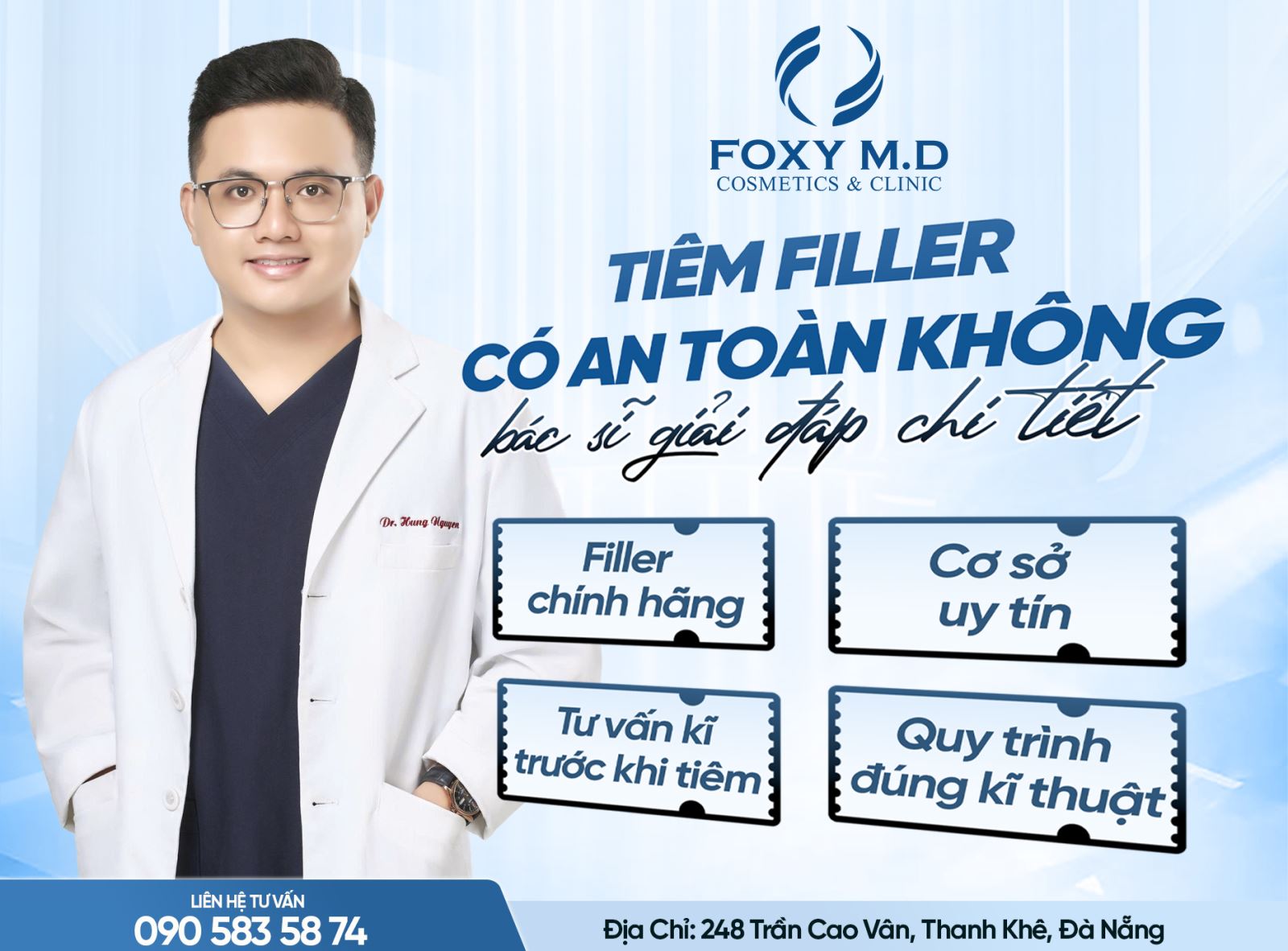 Tiêm filler có an toàn không, bác sĩ giải đáp chi tiết?