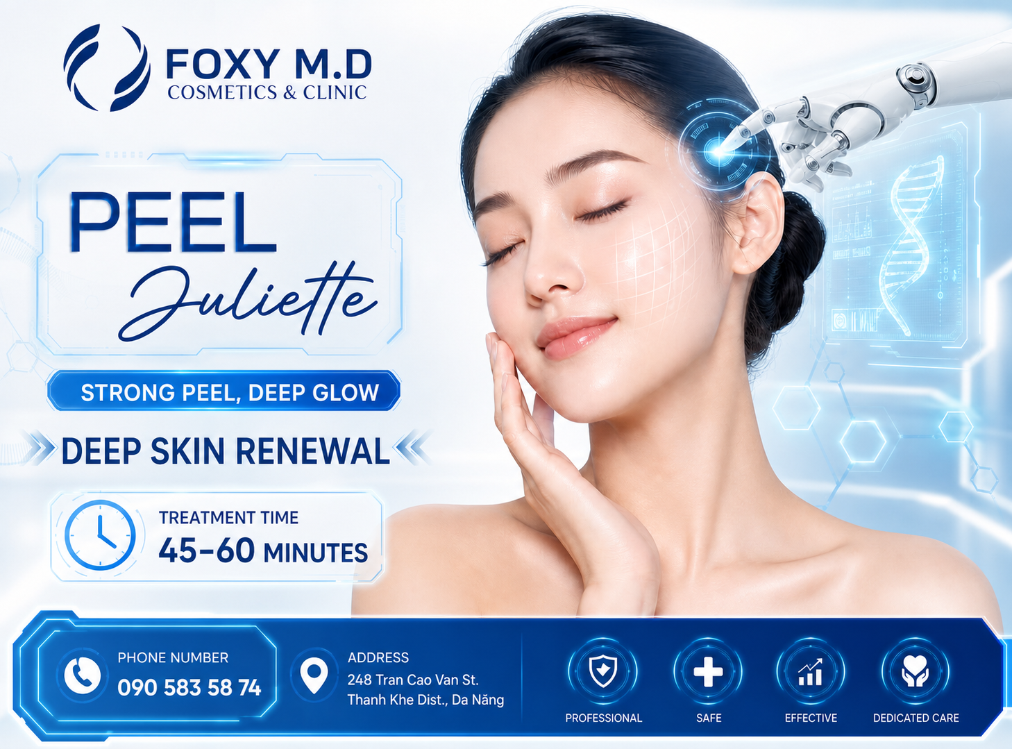 Chemical Peel in Da Nang — Skin Resurfacing, Brightening & Acne Control at Foxy M.D Clinic