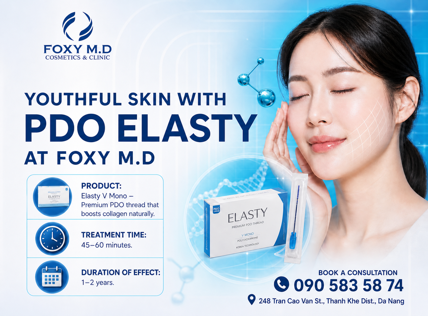 V-Line Thread Lift in Da Nang — Slim the Jawline and Create a V-Shaped Face Without Surgery