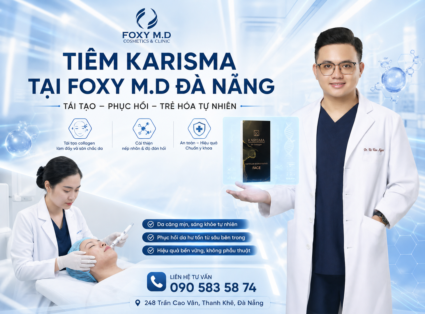 Tiêm Karisma Tại Đà Nẵng – Trẻ Hóa Da Bằng Collagen Sinh Học Tự Nhiên
