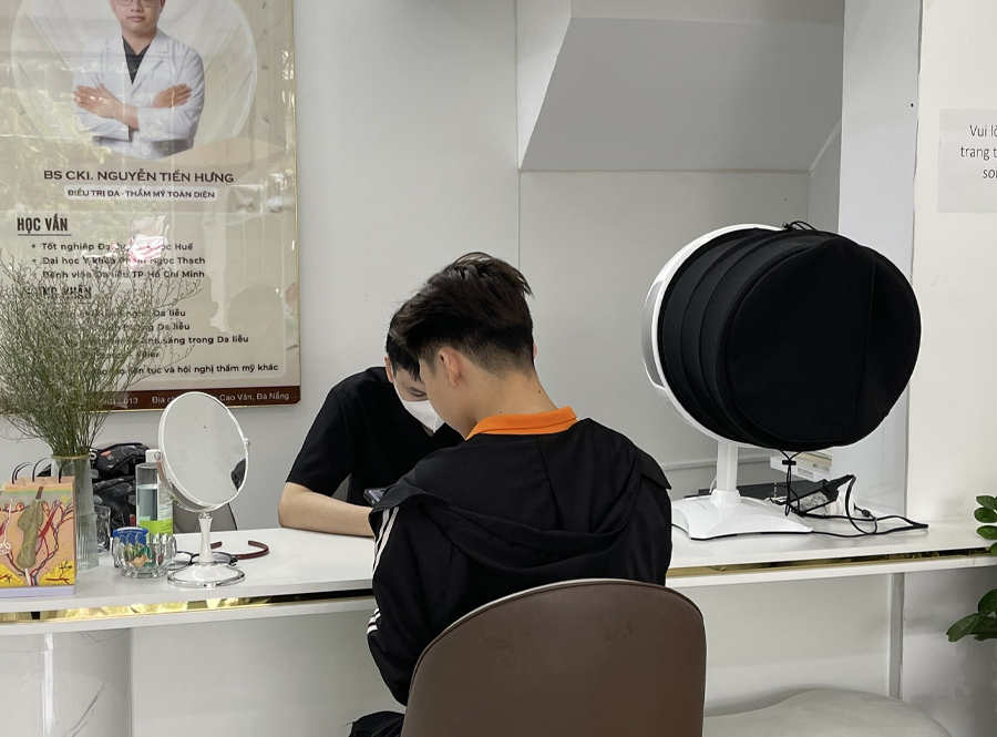 quy trinh dieu trị mun viem